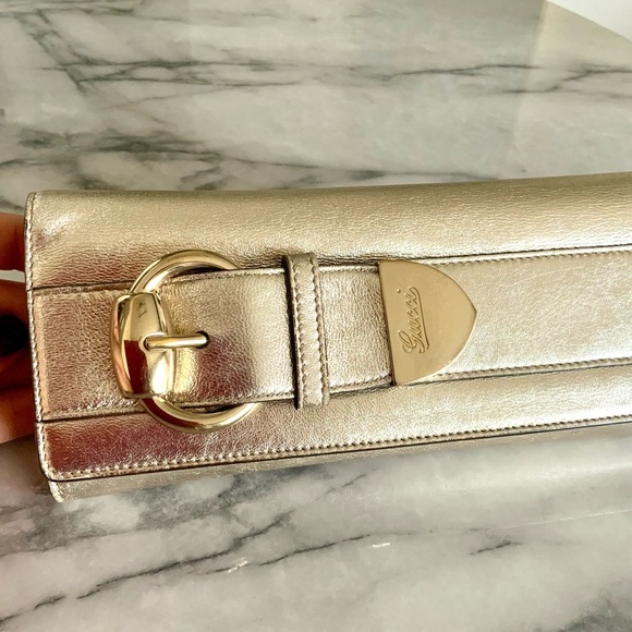 Gucci champagne gold color Clutch - Picture 4 of 11